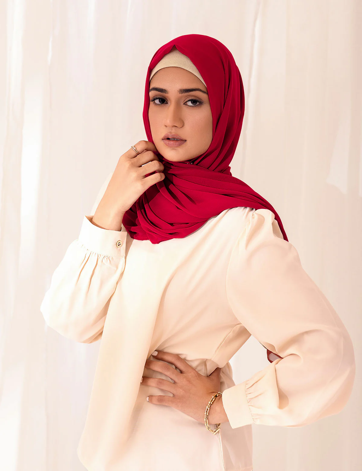 Chiffon Bubble - Cherry - Image 2