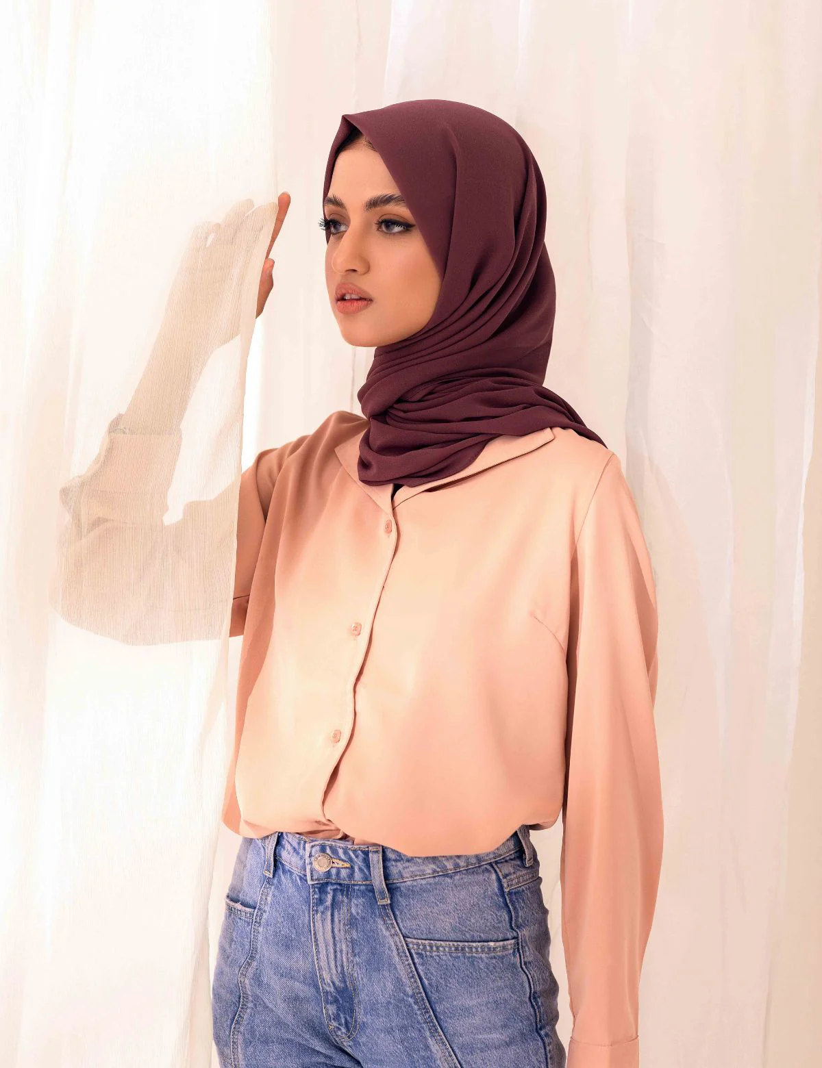 Chiffon Bubble - Garnet - Image 2
