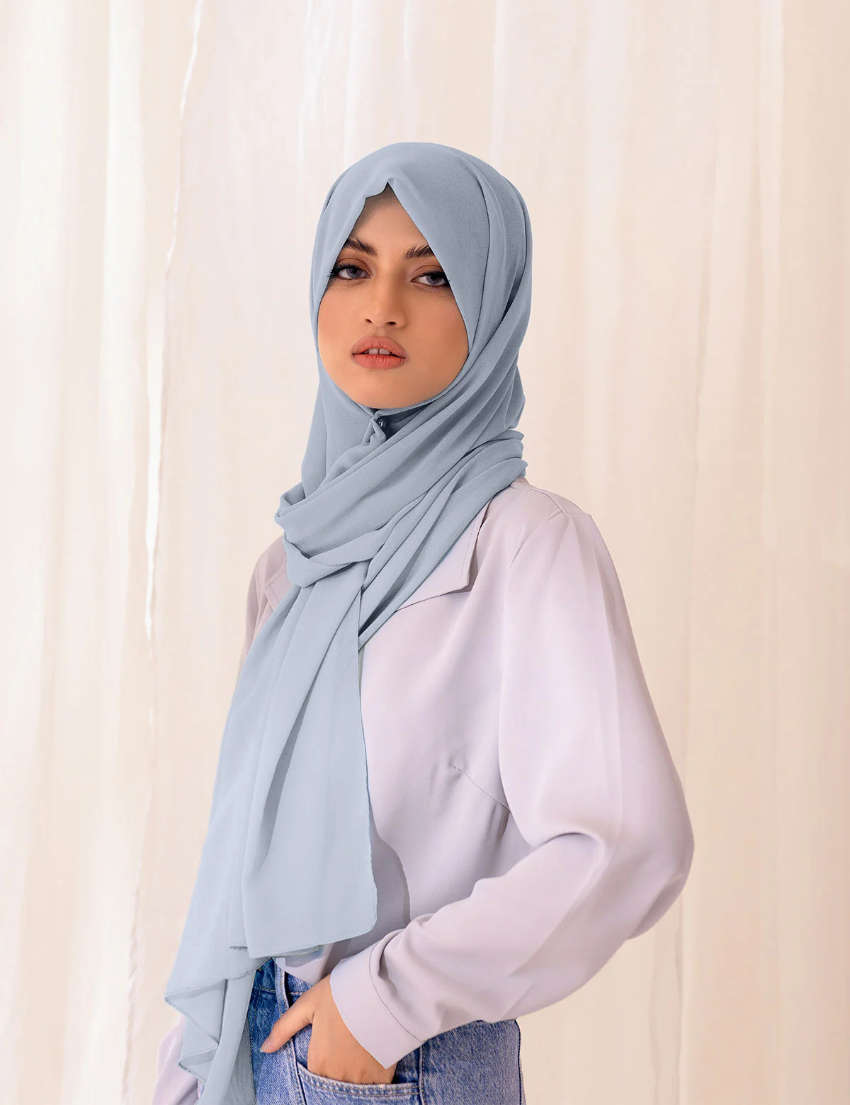 Chiffon Bubble - Ice Blue - Image 2