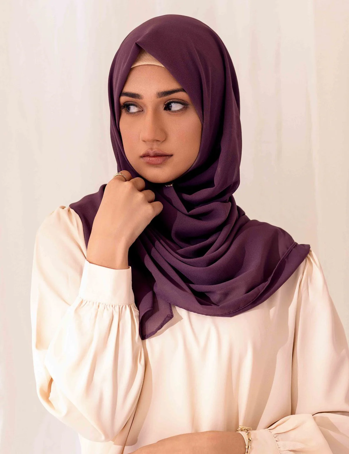 Chiffon Bubble - Plum - Image 4