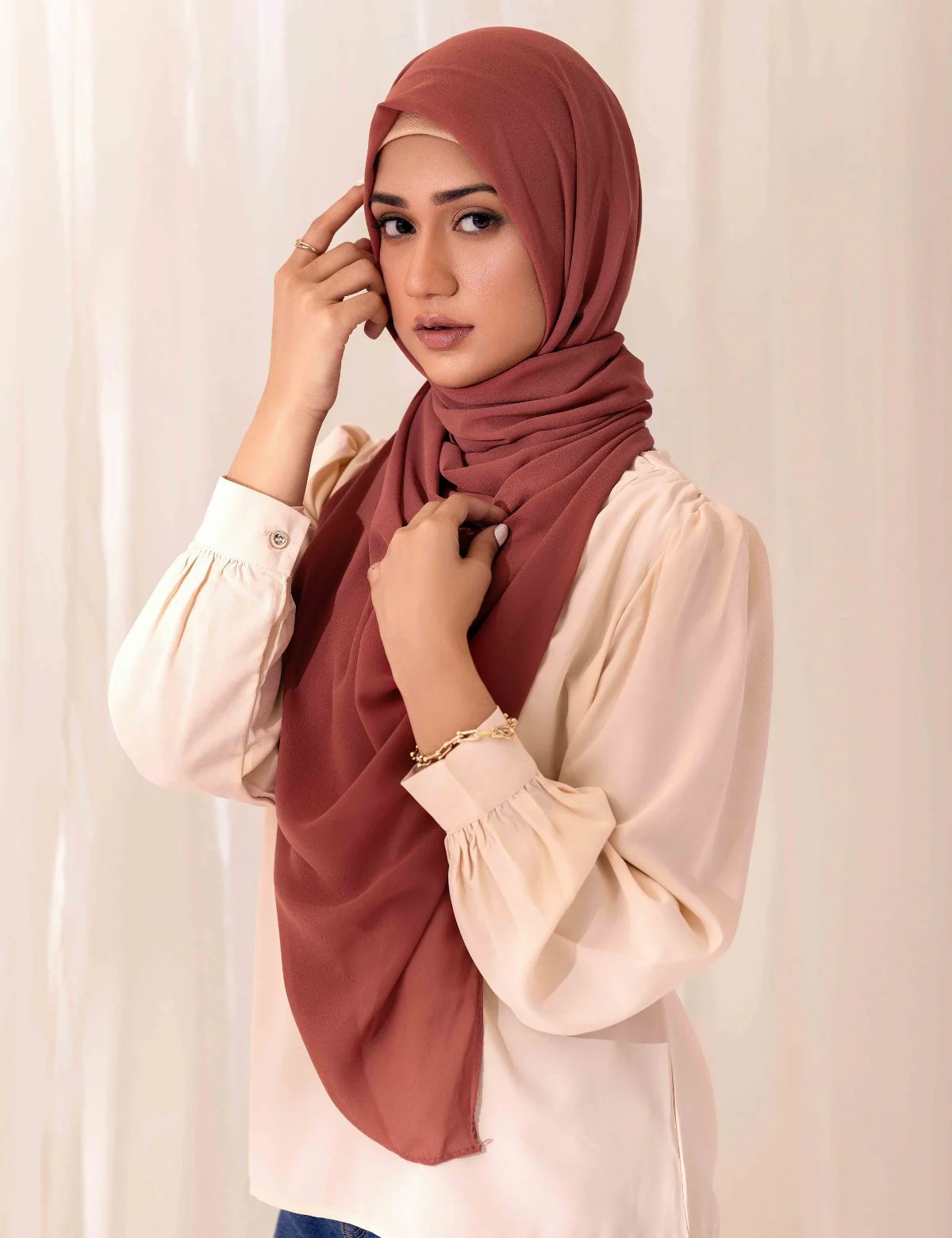 Chiffon Bubble - Rosewood - Image 2