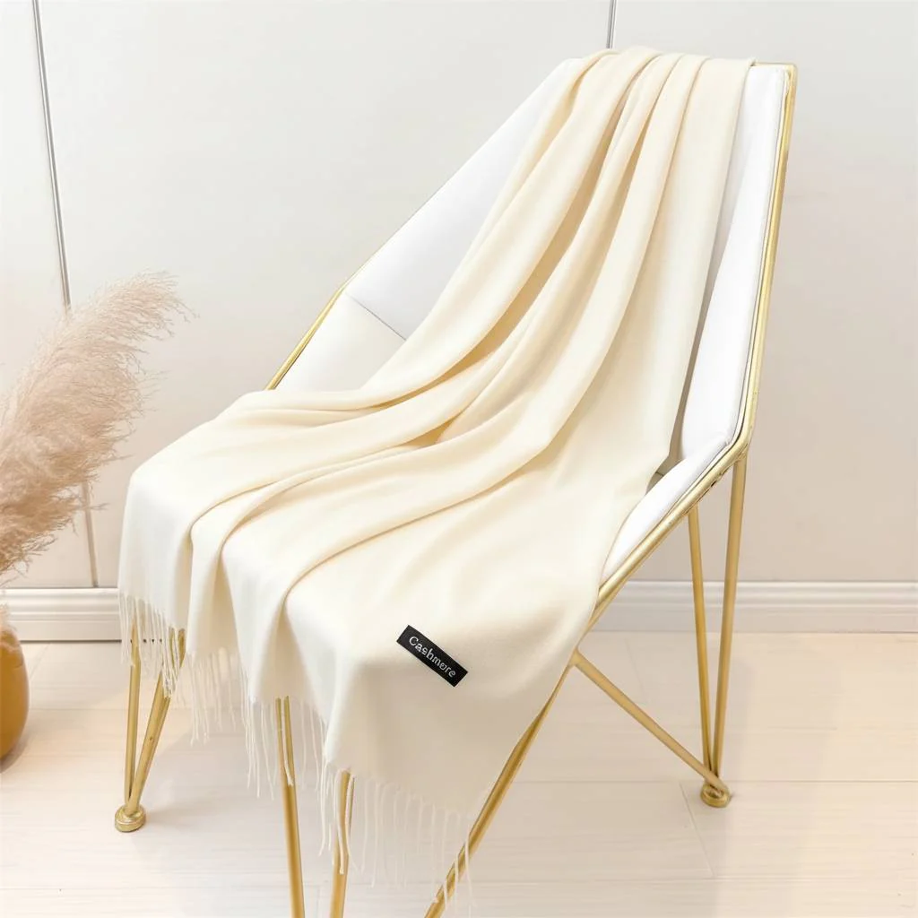 Cloud Cashmere Scarves - Off White