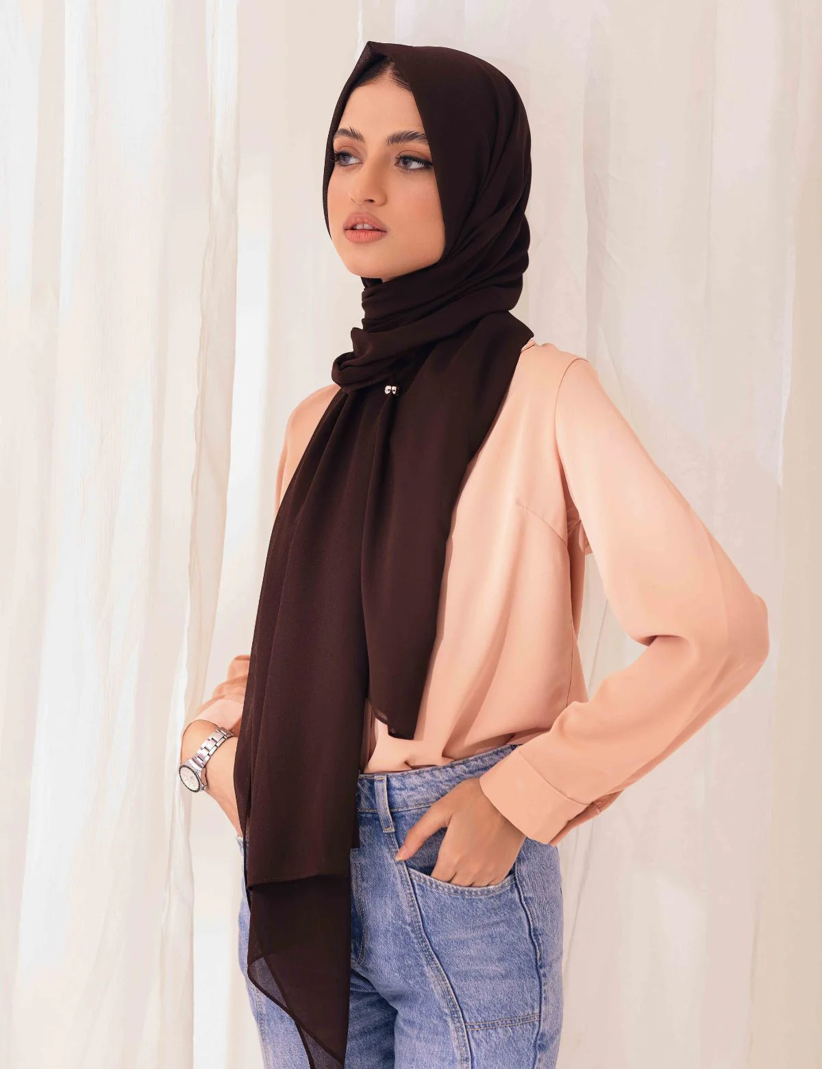 Chiffon Bubble - Coffee - Image 2