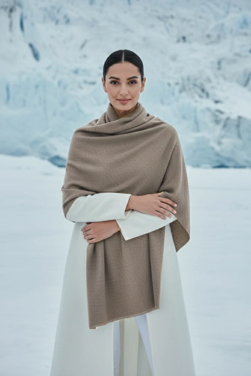 Finno Woolen Scarfs - Stone Gray - Image 2