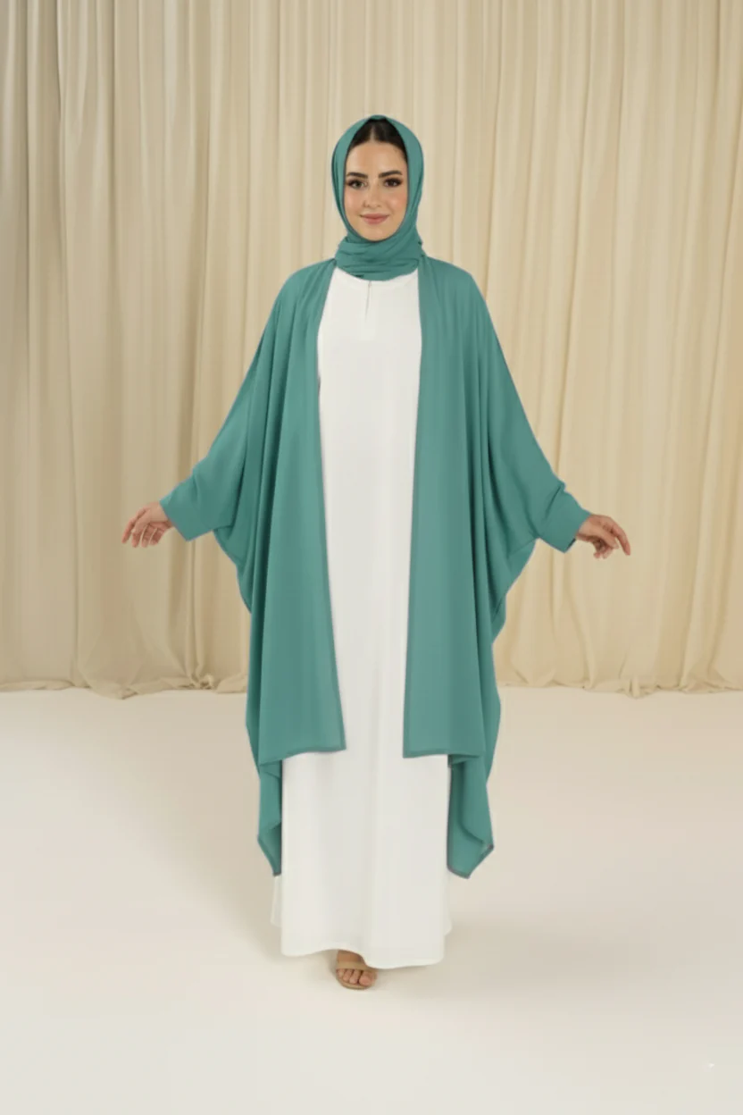 Modest Shrugs - Turquoise - Image 2