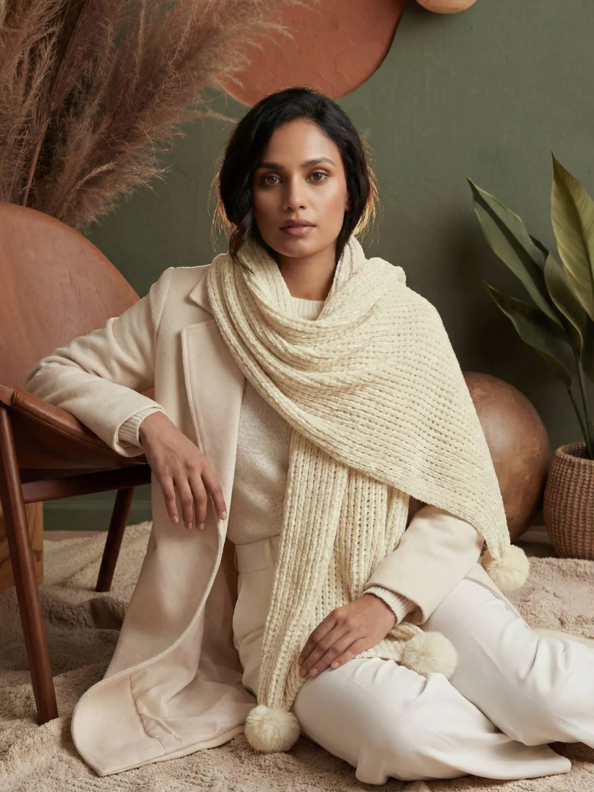 Snuggle-soft Muffler - Off-White